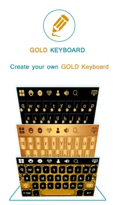 Gold Keyboard android App screenshot 4